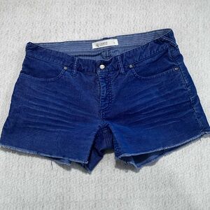 Carve Designs Women's Blue Corduroy Shorts